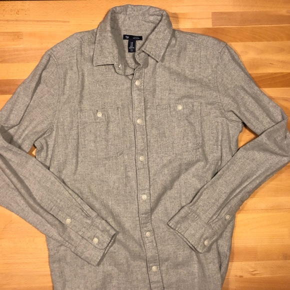 GAP Other - SUPER SOFT Solid Gray Flannel